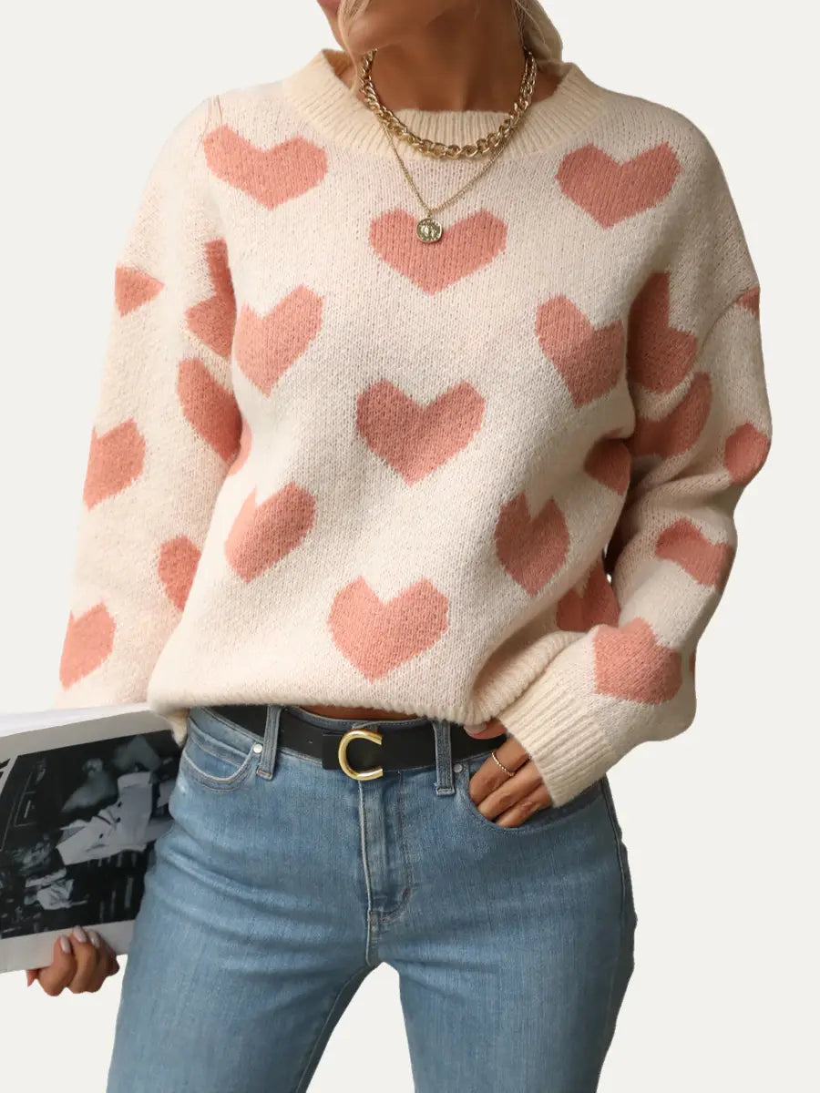 Trend Notes | Round Neck Long Sleeve Sweater