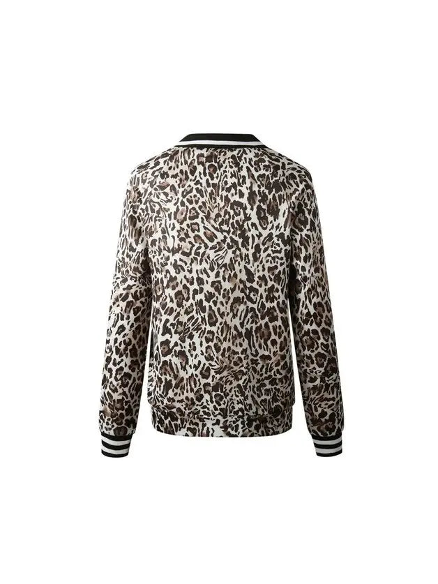 Trend Notes | Leopard Printed Zip Up Jacket