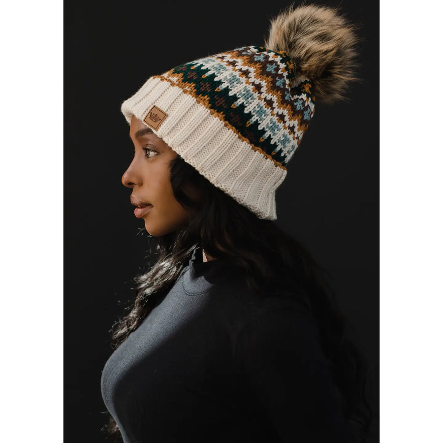 Panache Apparel | Patterned Pom Hat