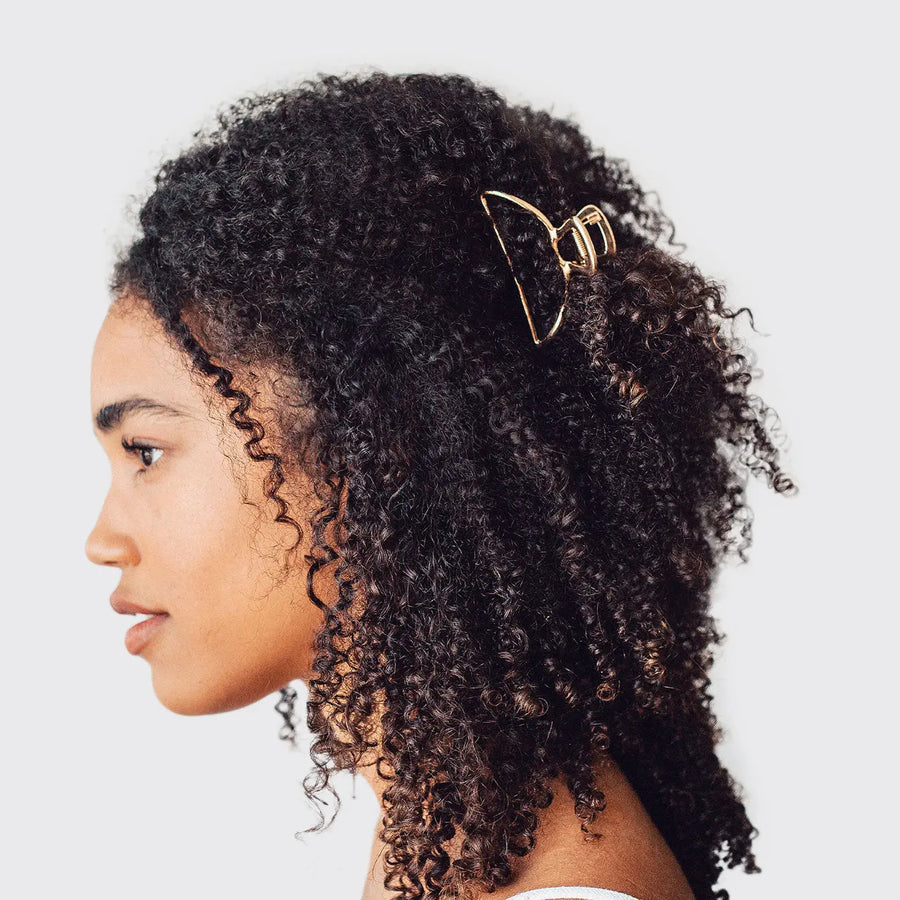 Kitsch |Open Shape Claw Clip - Gold