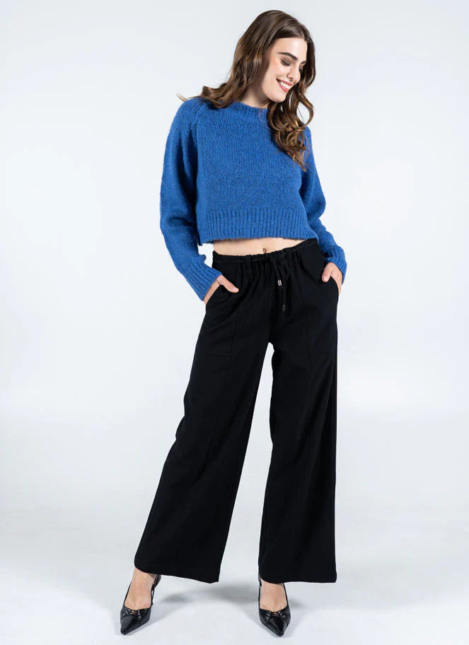 Cest Moi | Wide Leg Tie Front Pant