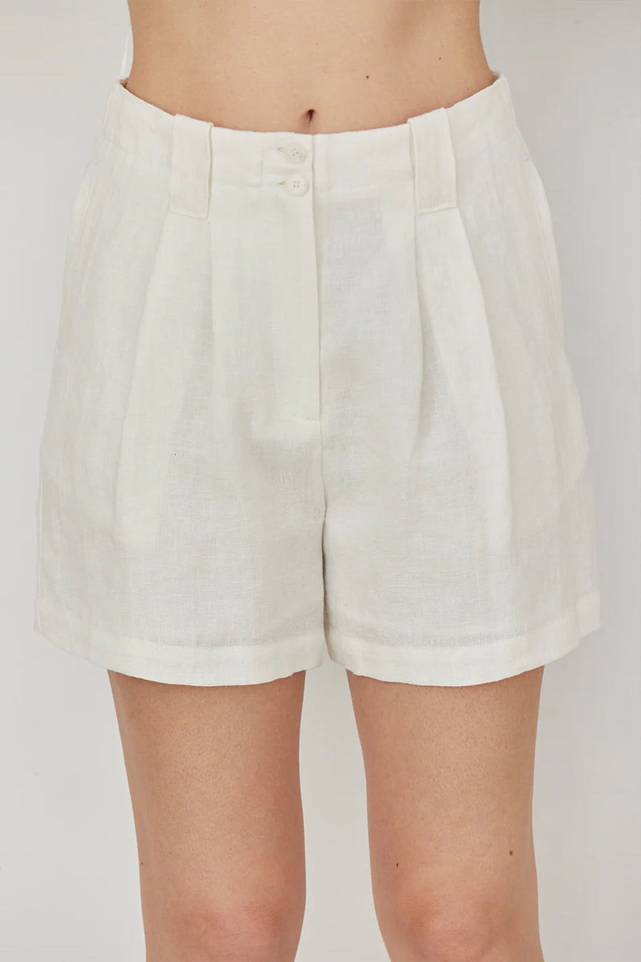 Crescent | Madison Linen Shorts