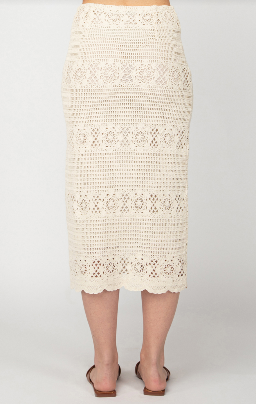 Dex | Crochet Midi Skirt