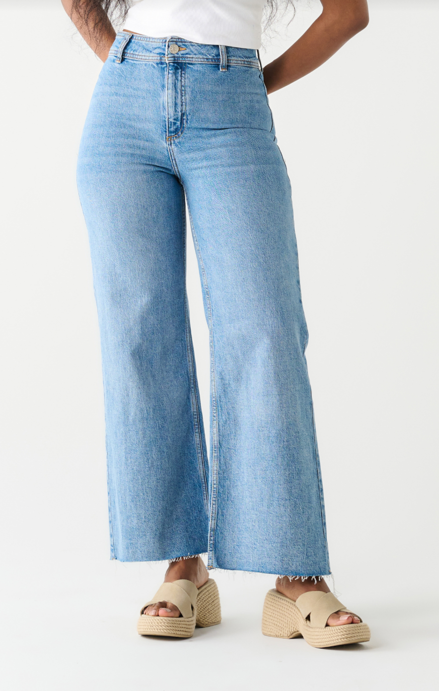 Dex | High Waist Culotte Jeans