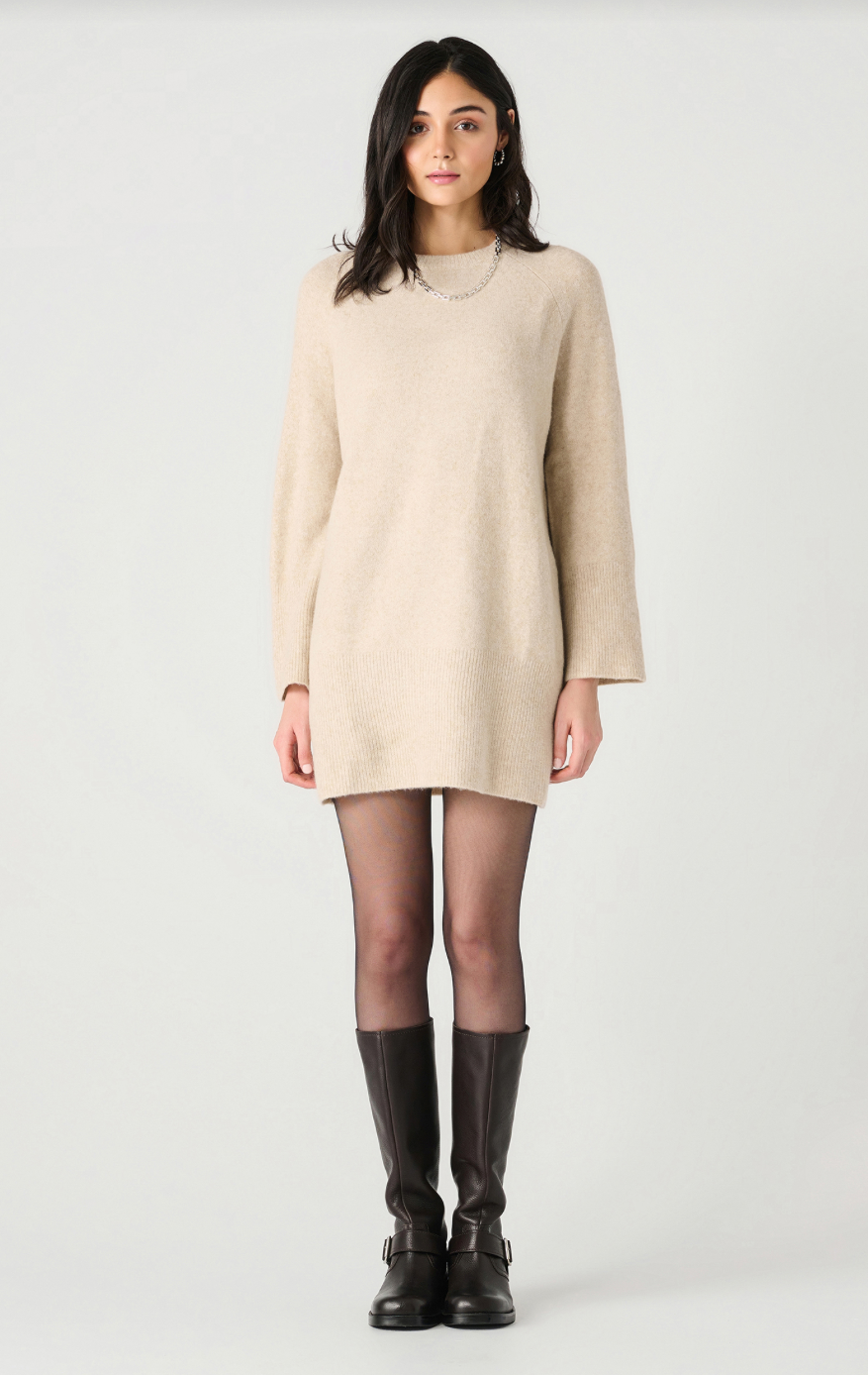 Dex | Crewneck Mini Sweater Dress