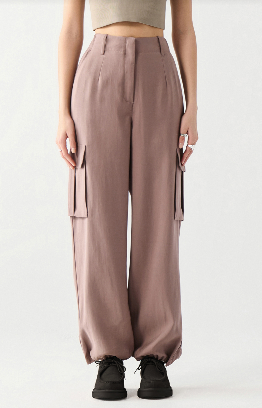 Dex | Flowy Parachute Cargo Pant