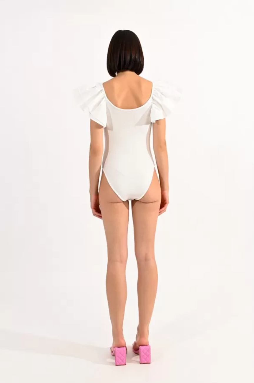 Molly Bracken | White Bodysuit