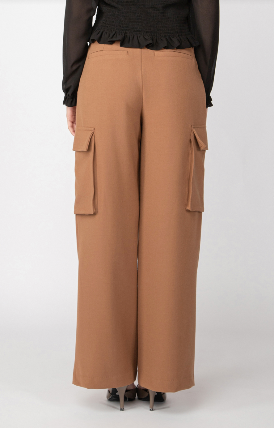 Black Tape | Wide Leg Cargo Trouser