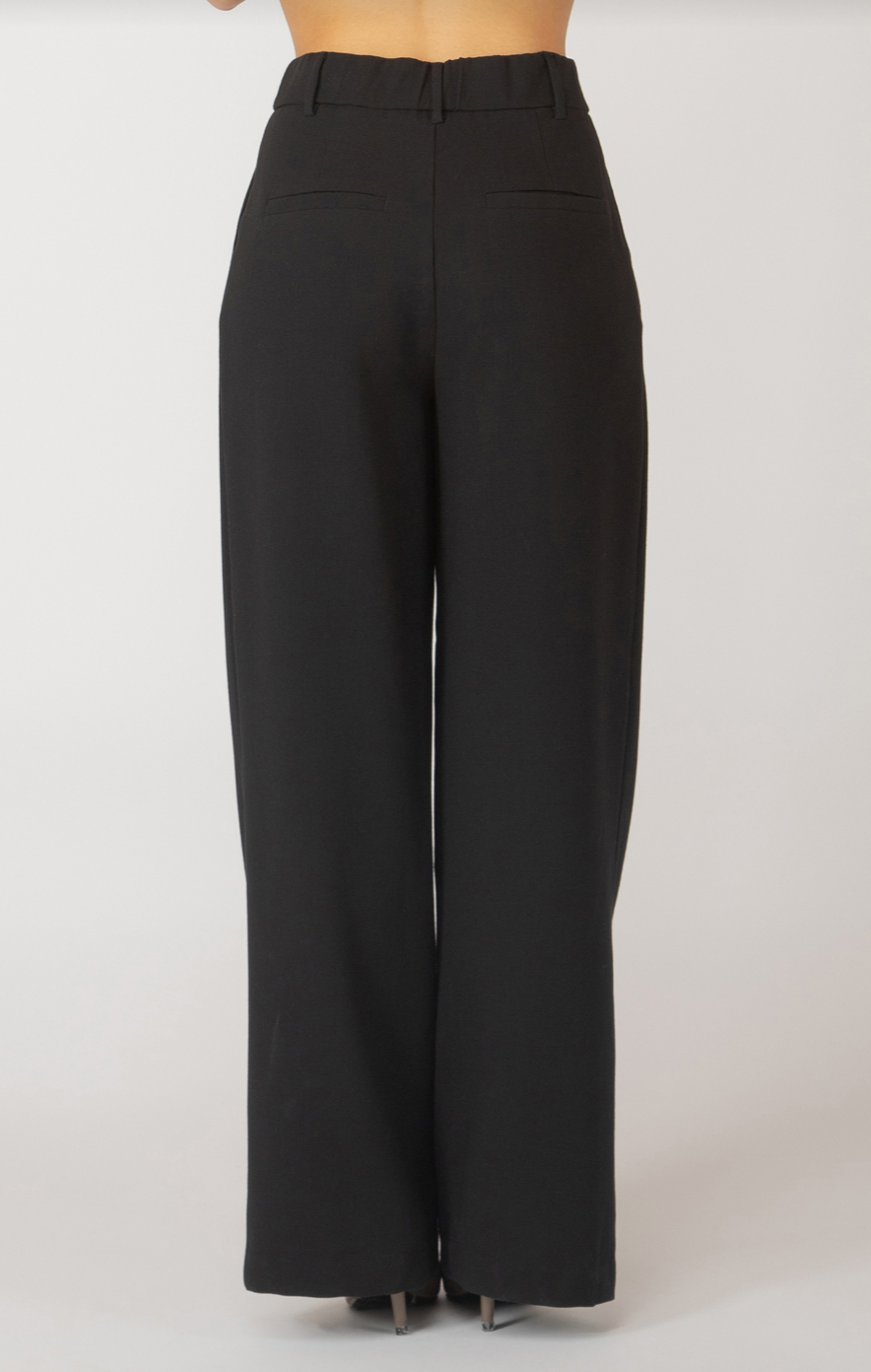 Black Tape | Wide Leg Trouser