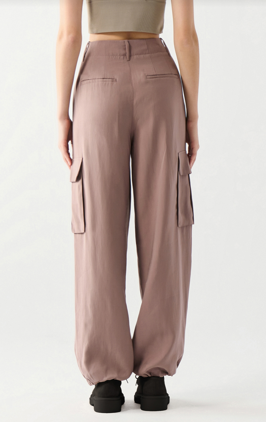 Dex | Flowy Parachute Cargo Pant