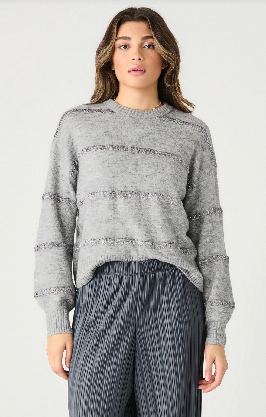 Dex | Sequin Stripe Sweater